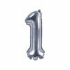 ballon chiffre 1 argent