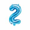 ballon chiffre 2 bleu