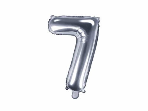 ballon chiffre 7 argent