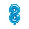 ballon chiffre 8 bleu