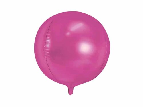 ballon rond fuchsia