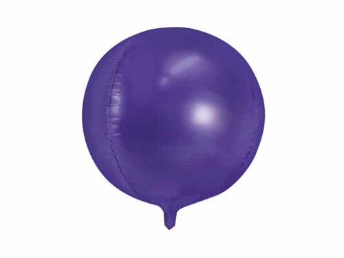 ballon rond violet