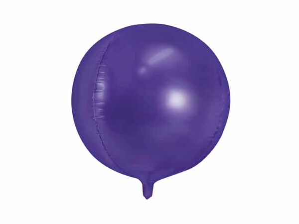 ballon rond violet