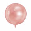 ballon rond rose gold