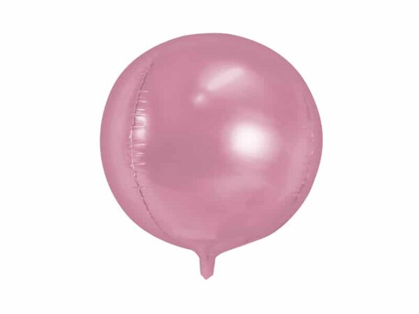 ballon rond rose