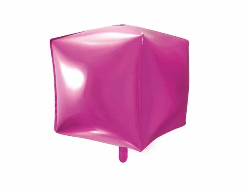 ballon cube fuchsia