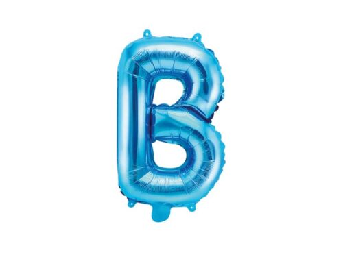 ballon lettre b bleu