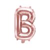 ballon lettre B rose gold
