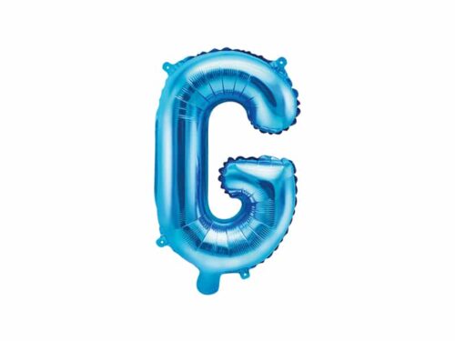 ballon lettre G bleu