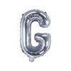 ballon lettre G argent
