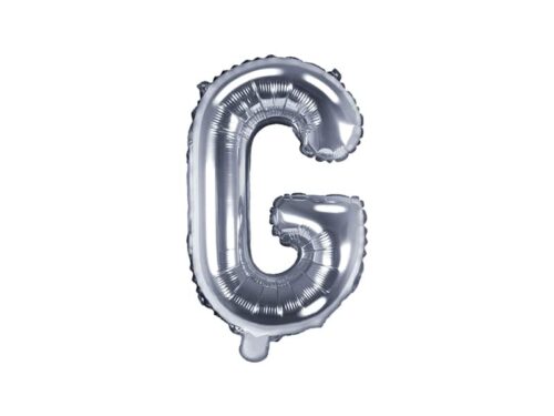 ballon lettre G argent
