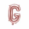 ballon lettre G rose gold