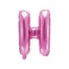 ballon lettre H rose