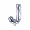 ballon lettre J argent