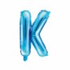 ballon lettre K bleu