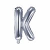 ballon lettre K argent