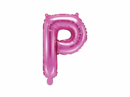ballon lettre P rose