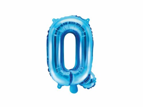 ballon lettre Q bleu