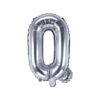 ballon lettre Q argent