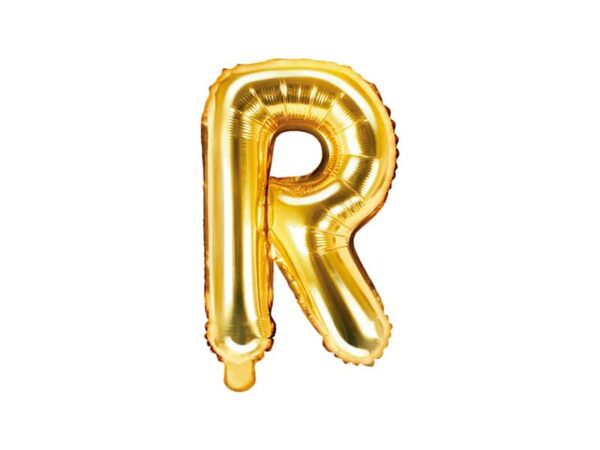 ballon lettre R or