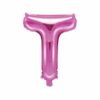 ballon lettre T rose
