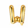 ballon lettre W or