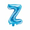 ballon lettre Z bleu
