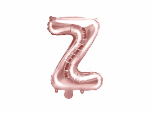 ballon lettre Z rose gold