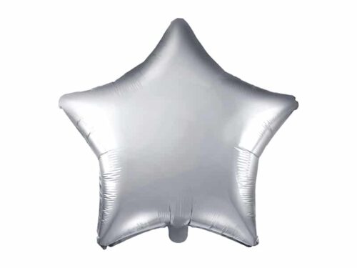 ballon etoile argent