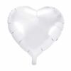 ballon coeur blanc