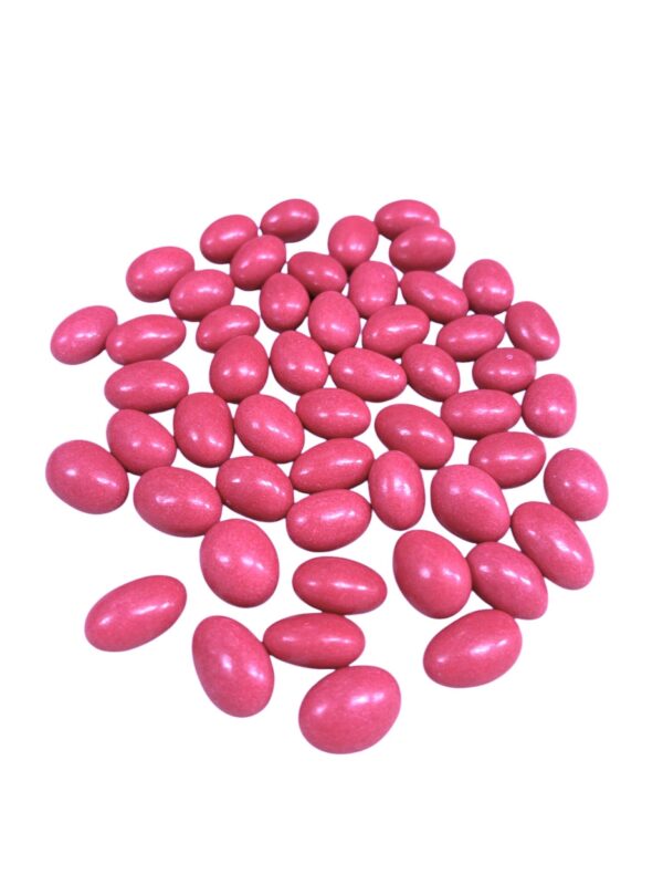 Dragées amande pas cher 1 kg fuchsia