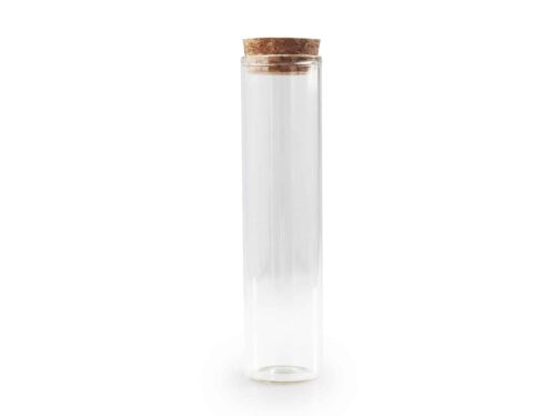 eprouvette tube transparent 12 cm