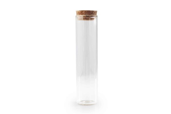 eprouvette tube transparent 12 cm