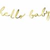 Guirlande hello baby Or