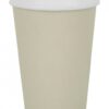 Gobelet carton sable ivoire