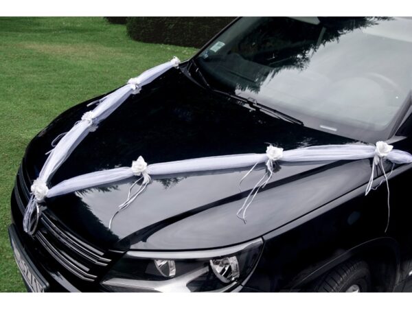 Guirlande voiture deco mariage