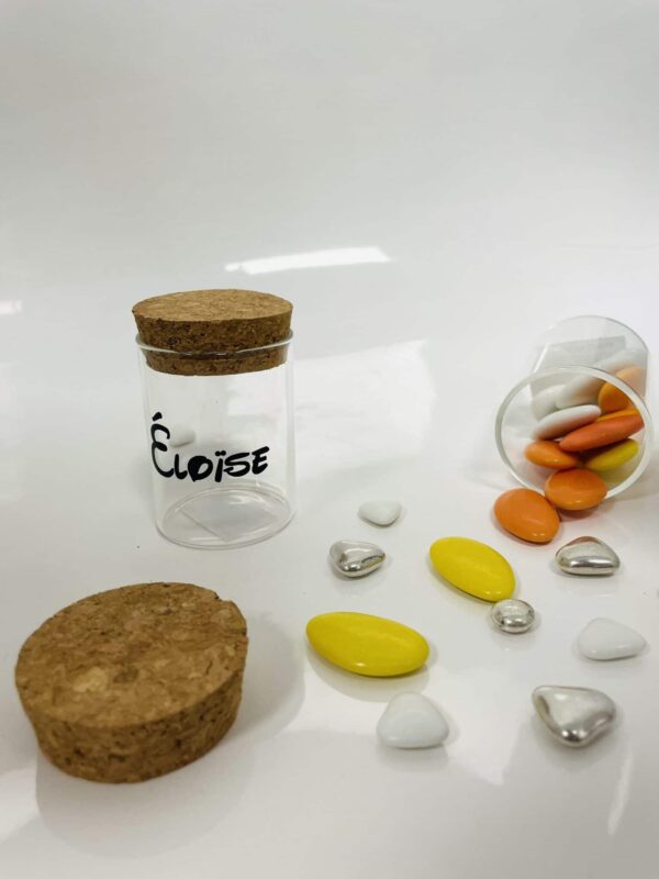 Pot en verre a dragees