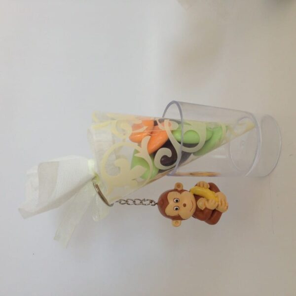 Baptême thème jungle- Porte clés