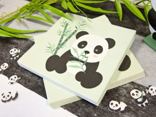 Serviette Panda