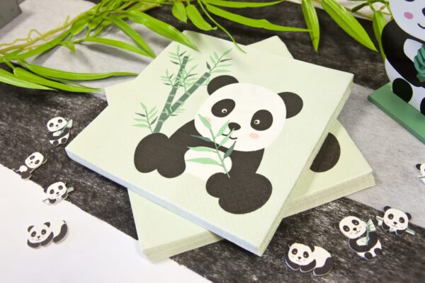 Serviette Panda