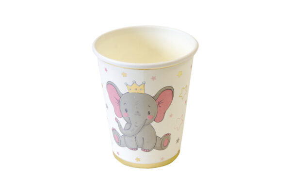 Gobelet Eléphant couronne - Lot de 6