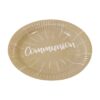 Assiette Communion - Kraft - Lot de 6