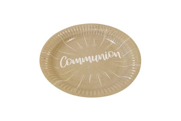 Assiette Communion - Kraft - Lot de 6