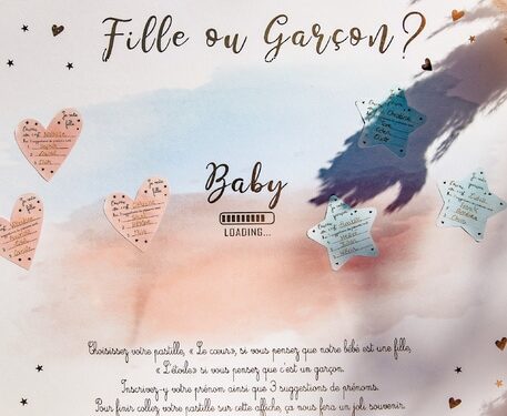 Jeux gender Reveal 79135