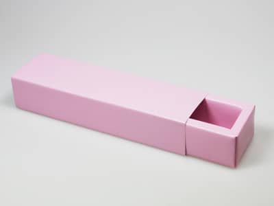 Boite à dragées coulissante rose