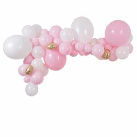 Kit arche de 57 ballons BabyPink 91504