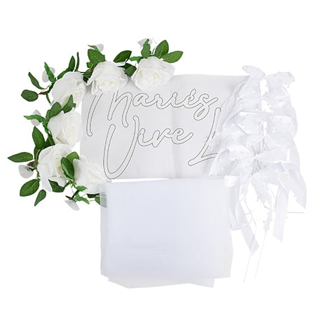 Kit deco voiture mariage