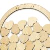 Livre d'or coeur en bois