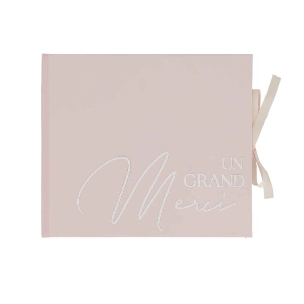 Livre d'or rose Poudré