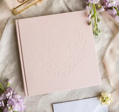 Livre d'or rose poudré